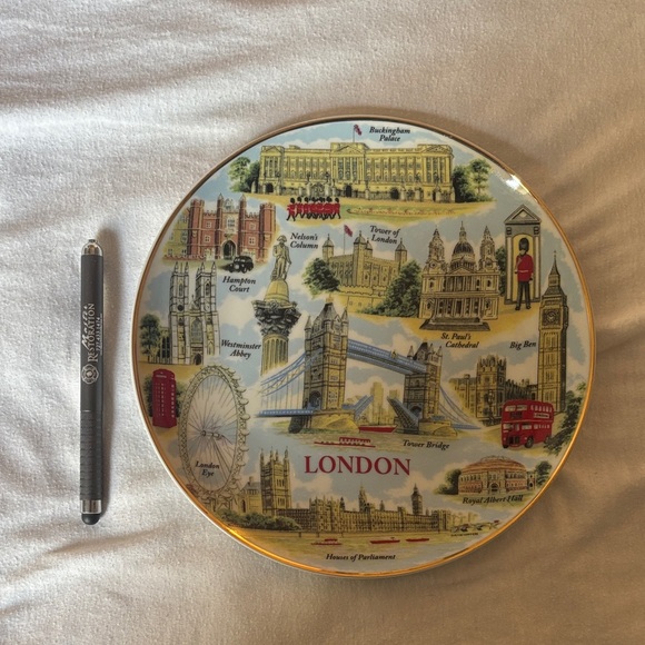 London Souvenir Decorative Plate Fine Quality Porcelain - Picture 4 of 10